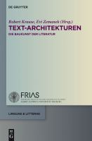 Text-Architekturen die Baukunst der Literatur /