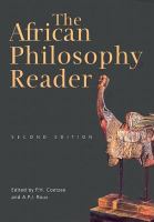 The African philosophy reader a text with readings /