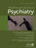 The American journal of psychiatry