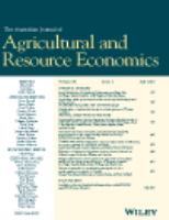 The Australian journal of agricultural and resource economics