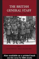 The British General Staff reform and innovation c. 1890-1939 /
