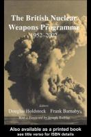 The British nuclear weapons programme, 1952-2002