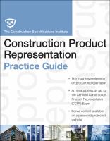 The CSI construction product representation practice guide