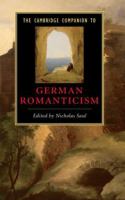 The Cambridge companion to German romanticism