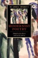 The Cambridge companion to modernist poetry