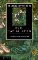 The Cambridge companion to the Pre-Raphaelites