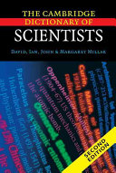 The Cambridge dictionary of scientists