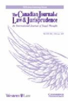 The Canadian journal of law and jurisprudence