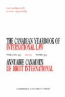 The Canadian yearbook of international law. Annuaire canadien de droit international.