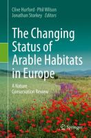 The Changing Status of Arable Habitats in Europe A Nature Conservation Review /