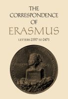 The Correspondence of Erasmus : Letters 2357 to 2471, Volume 17 /