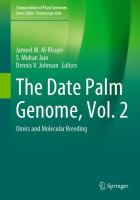 The Date Palm Genome, Vol. 2 Omics and Molecular Breeding /