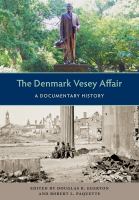 The Denmark Vesey Affair : a documentary history /