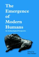 The Emergence of modern humans : an archaeological perspective /