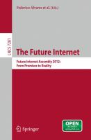 The Future Internet Future Internet Assembly 2012: From Promises to Reality /