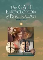 The Gale encyclopedia of psychology