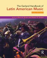 The Garland handbook of Latin American music