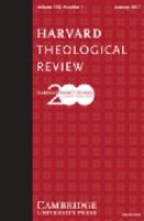 The Harvard theological review