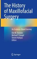The History of Maxillofacial Surgery An Evidence-Based Journey /