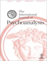 The International journal of psychoanalysis