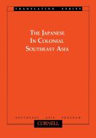 The Japanese in Colonial Southeast Asia /