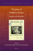 The Jews of Modern France Images and Identities /