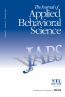 The Journal of applied behavioral science