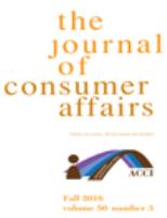 The Journal of consumer affairs