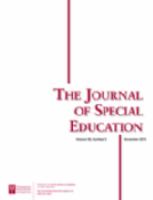 The Journal of special education