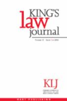 The King's College law journal