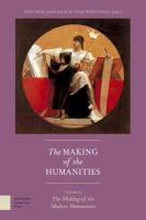 The Making of the Humanities, Volume III /