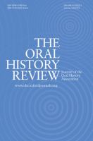 The Oral history review