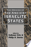 The Origins of the ancient Israelite states