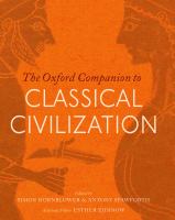 The Oxford companion to classical civilization