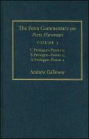 The Penn commentary on Piers Plowman