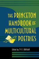 The Princeton handbook of multicultural poetries /