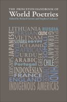The Princeton handbook of world poetries /