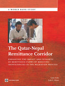 The Qatar-Nepal remittance corridor enhancing the impact and integrity of remittance flows through reducing inefficiencies in the migration process.