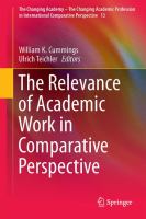 The Relevance of Academic Work in Comparative Perspective
