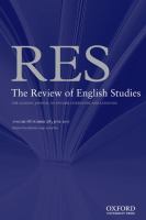 The Review of English studies