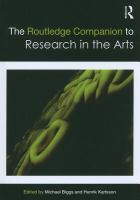 The Routledge companion to research in the arts