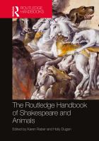 The Routledge handbook of Shakespeare and animals