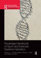 The Routledge handbook of sport and exercise systems genetics