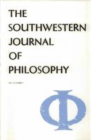 The Southwestern journal of philosophy