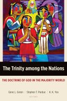 The Trinity among the nations the doctrine of God in the majority world /