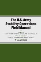 The U.S. Army stability operations field manual