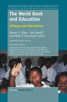 The World Bank and Education Critiques and Alternatives /