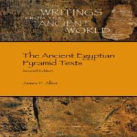 The ancient Egyptian pyramid texts