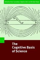 The cognitive basis of science