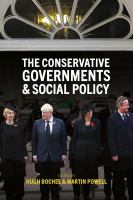 The conservative governments & social policy /